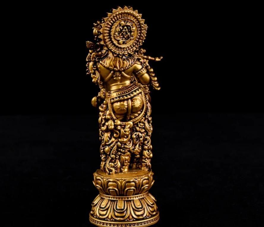 Shree Krishna Divine Blessings Idol (Premium Decor | Car & Home Use)