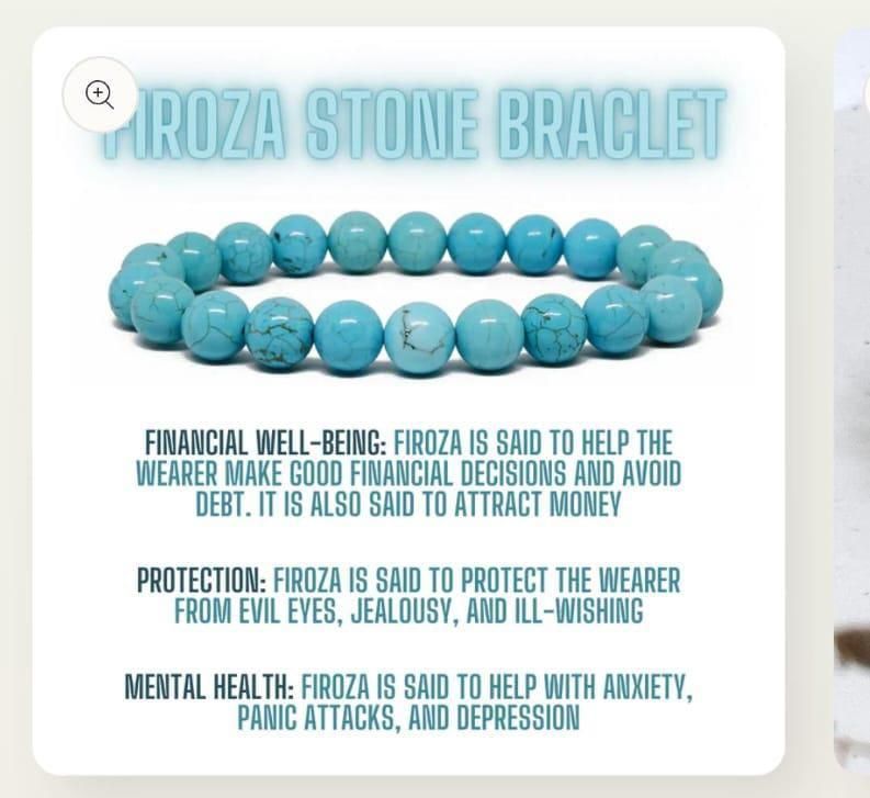 Blue Turquoise Protection & Luck Bracelet
