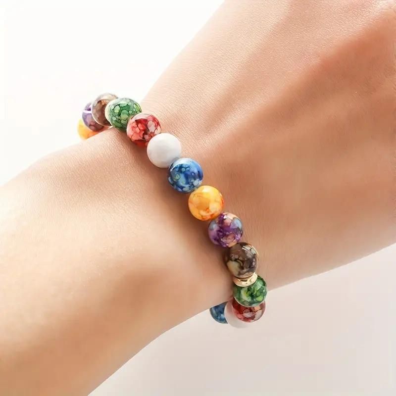 7 Chakra Reiki Bracelet .