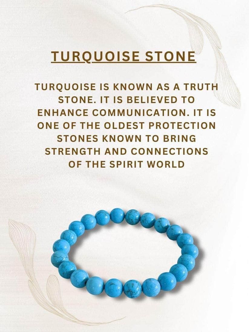 Blue Turquoise Protection & Luck Bracelet