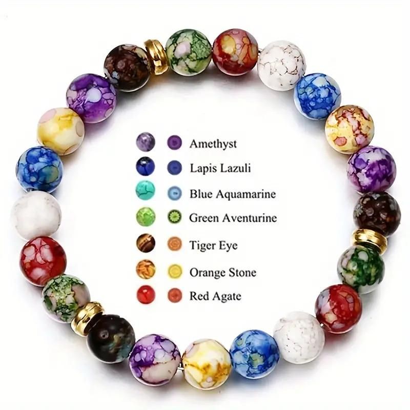 7 Chakra Reiki Bracelet .