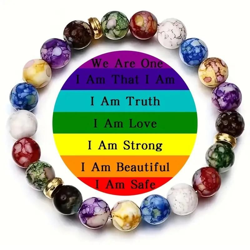 7 Chakra Reiki Bracelet .
