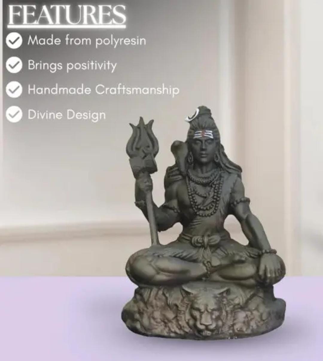 Mahayogi Shiva Murti – Divine Peace for Car & Home.