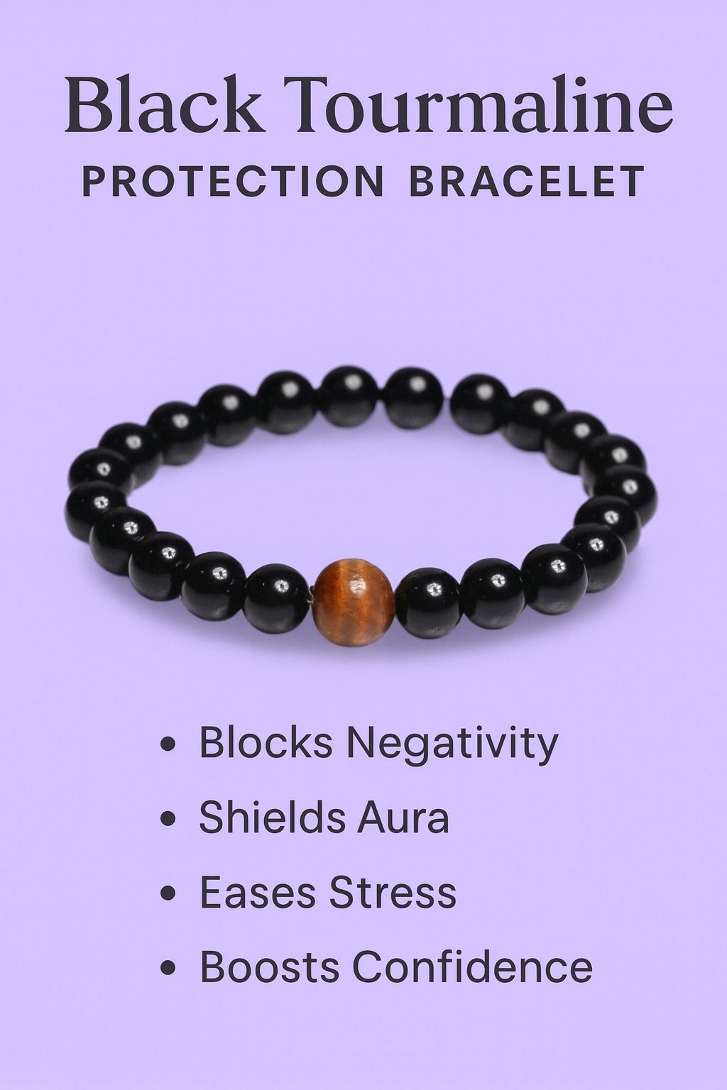 Black Tourmaline Protection Bracelet