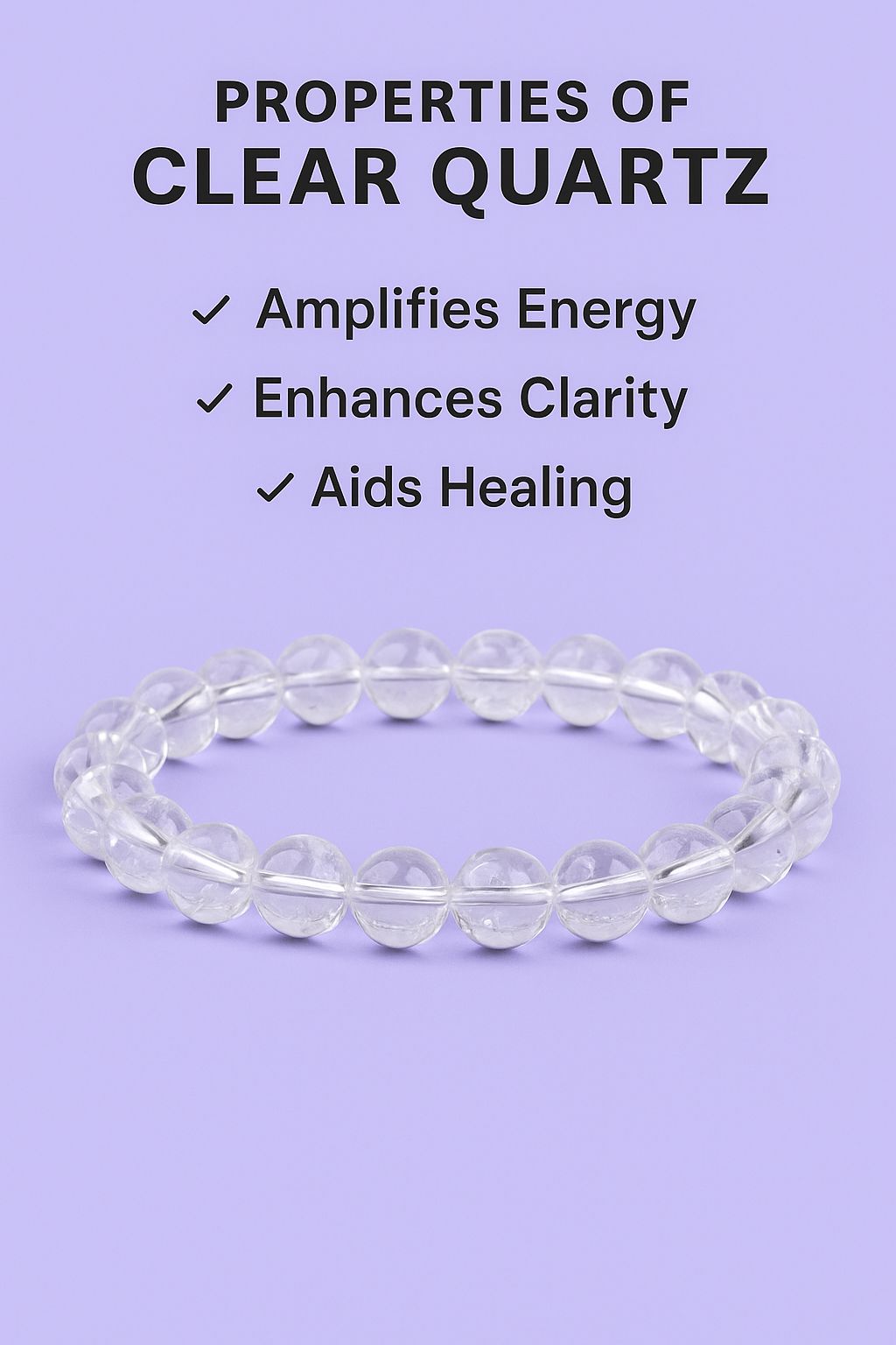 Clear Quartz Master Healing Bracelet